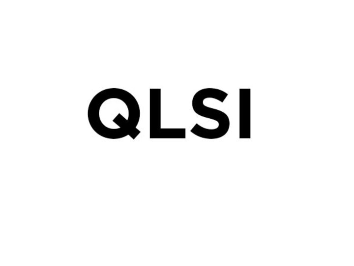 the words "QLSI" against a white background